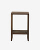 NAPO NIGHTSTAND/SIDE TABLE, DARK BROWN