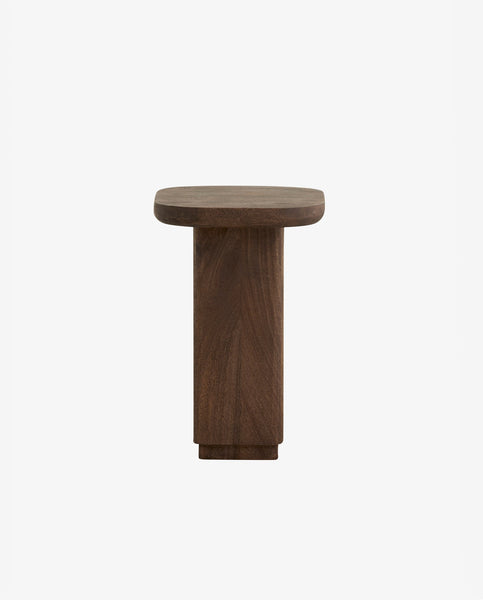 TOKE SIDE TABLE, DARK BROWN