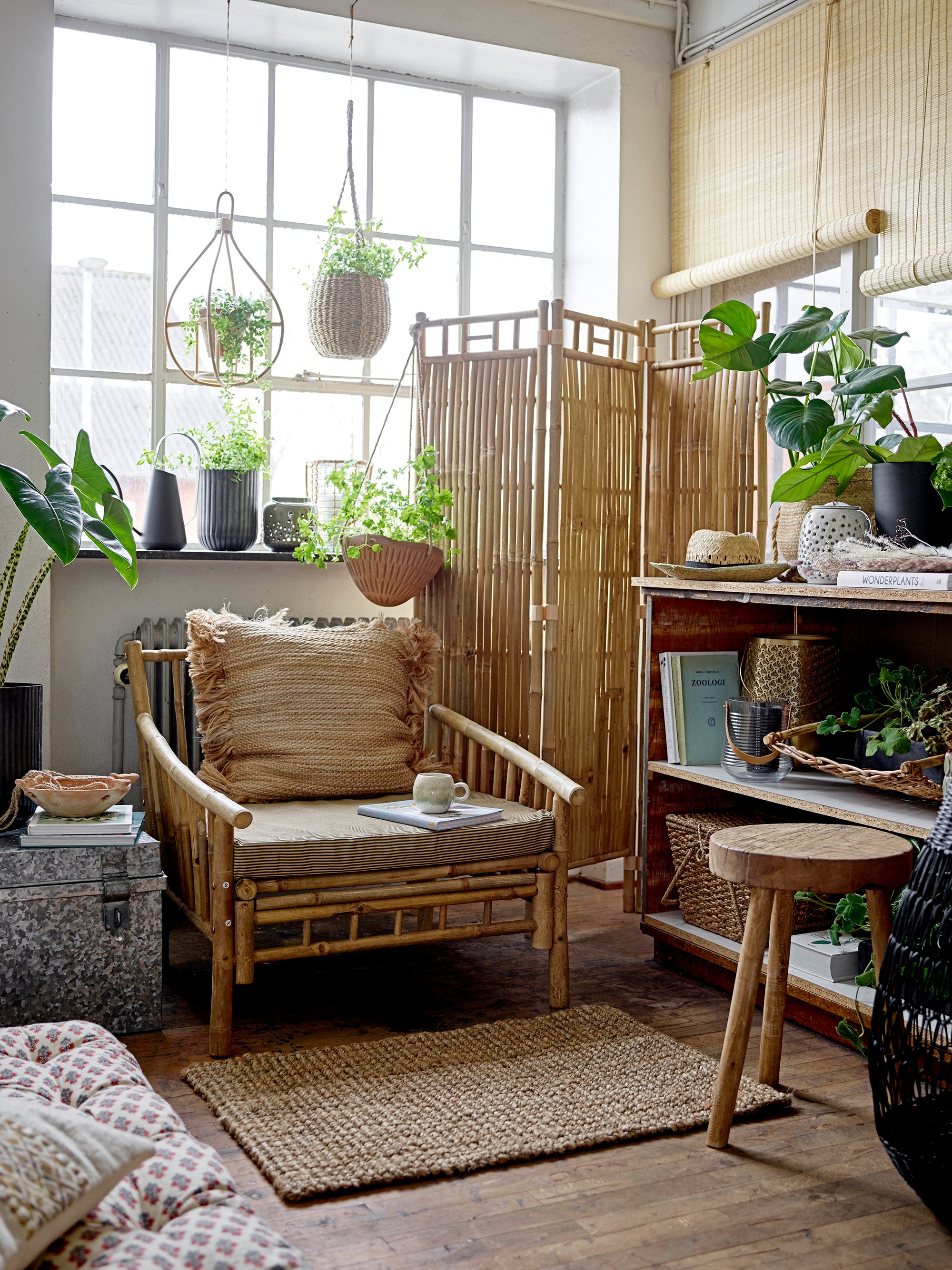 SOLE Lounge Chair, Nature, Bamboo