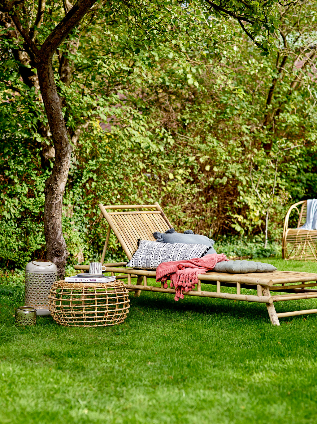 SOLE Sun Bed, Nature, Bamboo