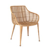 AMIRA Lounge Chair, Nature, Rattan