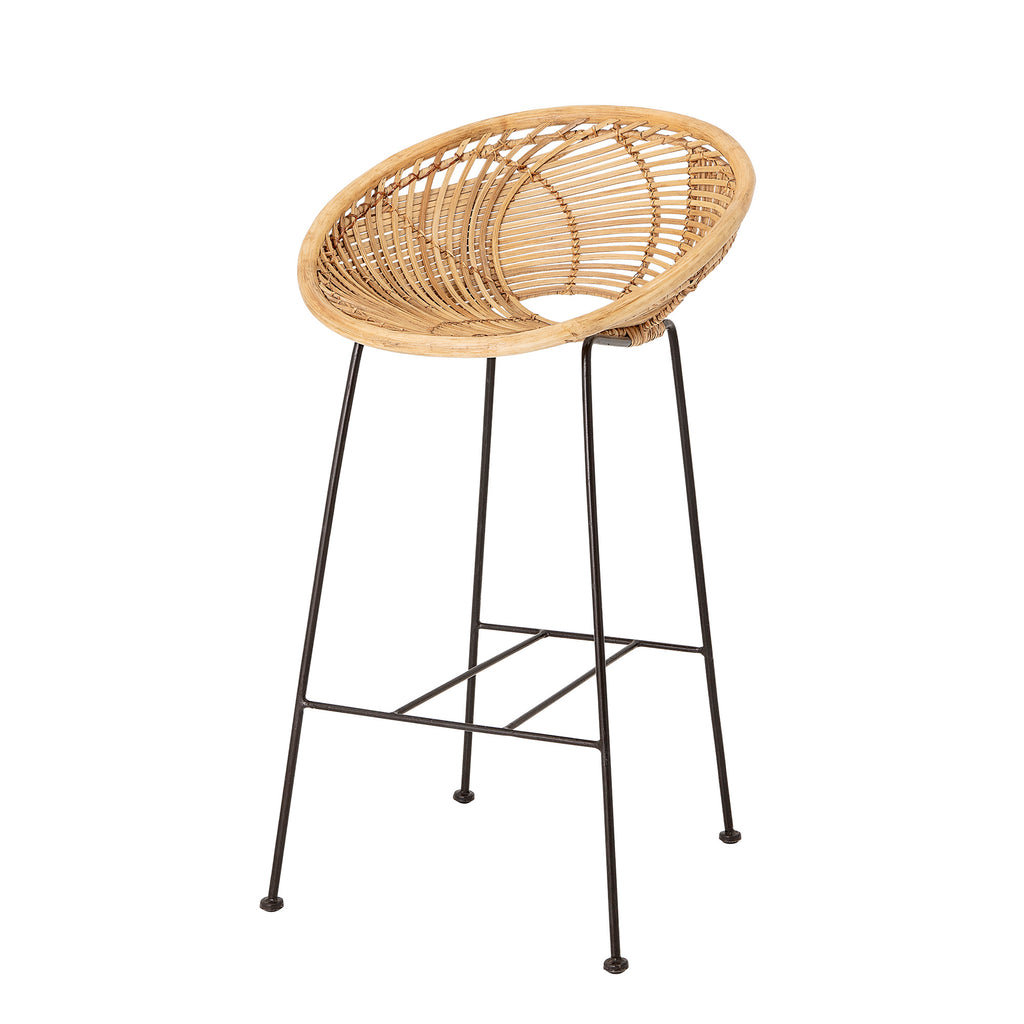 Yonne Bar Chair, Nature, Rattan