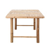 SOLE Dining Table, Nature, Bamboo, 100 x 200