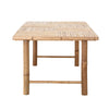 SOLE Dining Table, Nature, Bamboo, 100 x 200