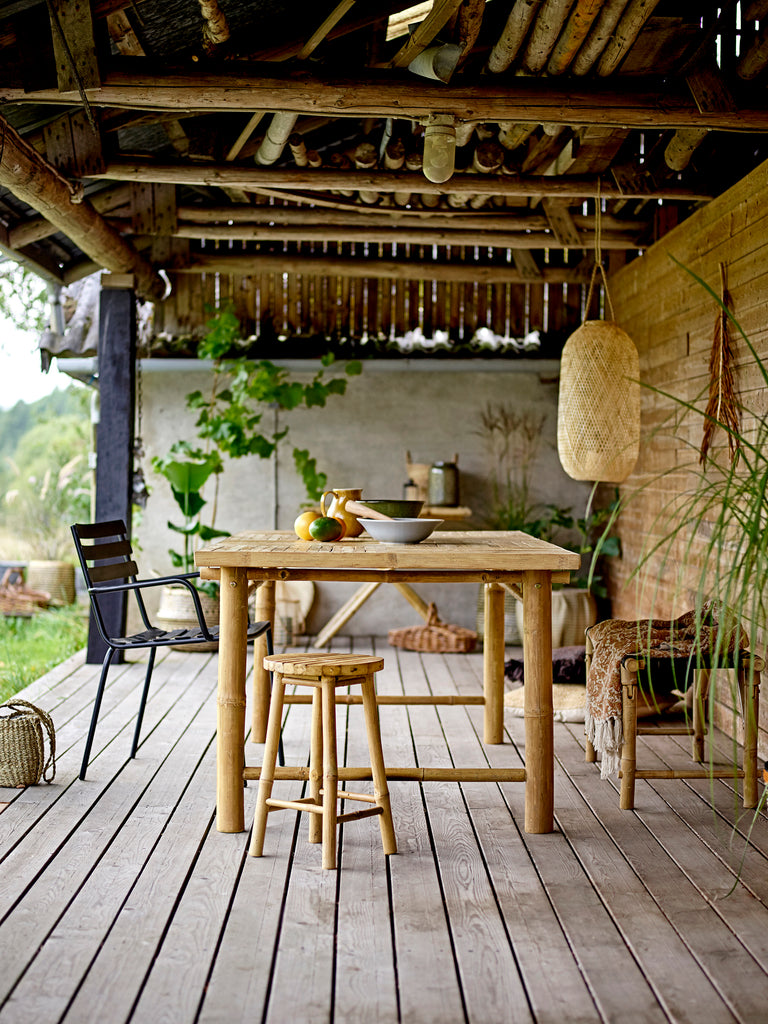 SOLE Dining Table, Nature, Bamboo, 100 x 200