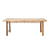 SOLE Dining Table, Nature, Bamboo, 100 x 200