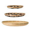 SASI Wall Basket, Set of 3, Bamboo