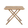 Sole Foldable Dining Table, Nature, Bamboo, 90 x 90