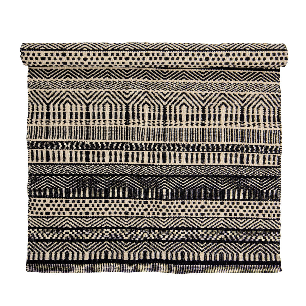 JOOB Rug, Black, Wool, 120 x 180
