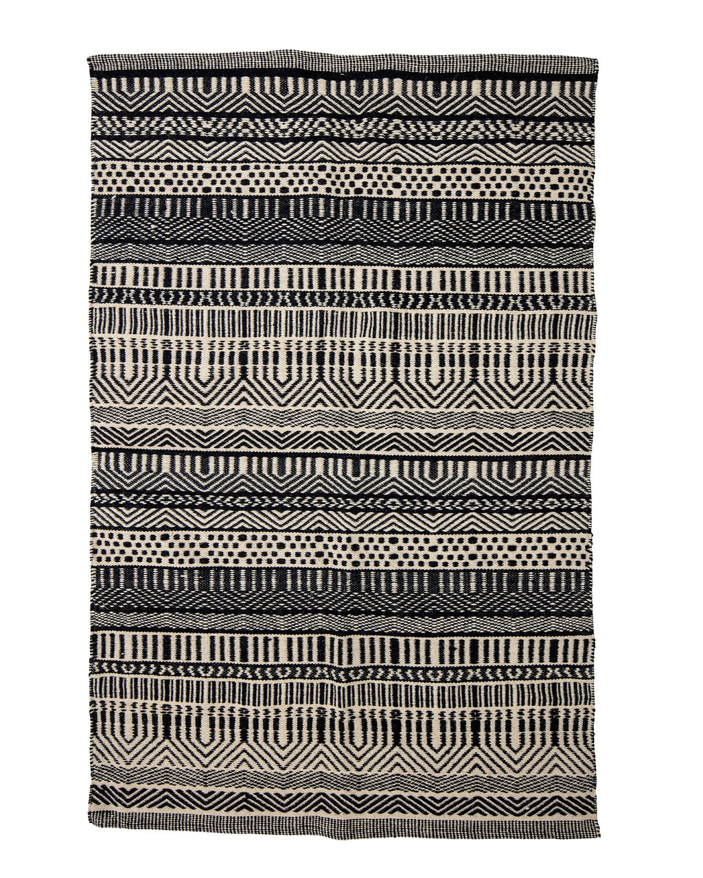 JOOB Rug, Black, Wool, 120 x 180