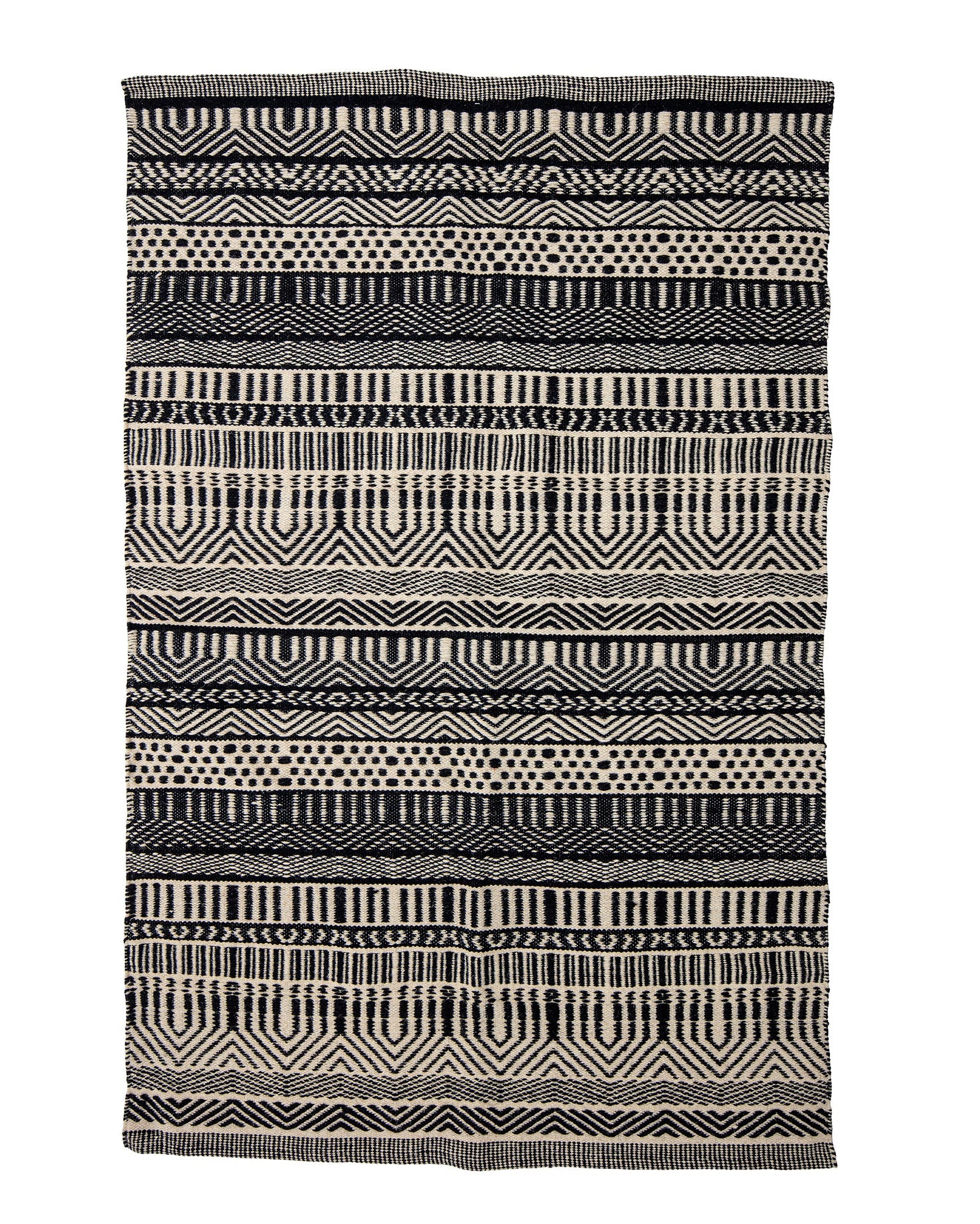 JOOB Rug, Black, Wool, 120 x 180