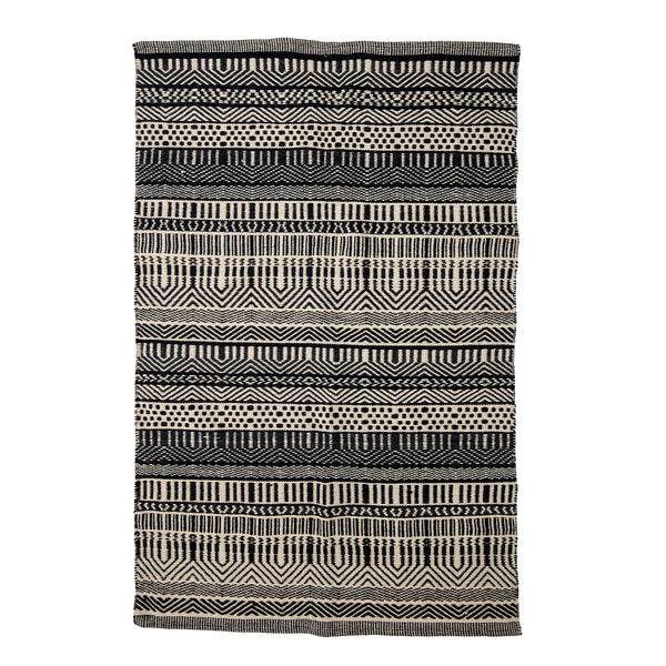 JOOB Rug, Black, Wool, 120 x 180