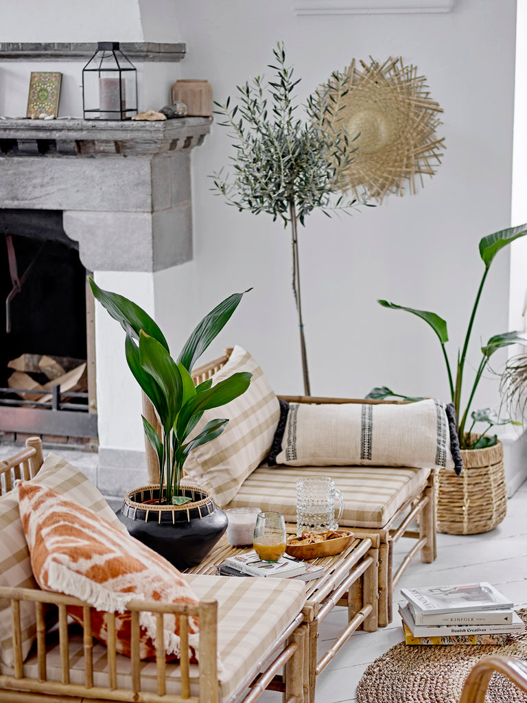 KORFU Module Sofa Left Corner, Nature, Bamboo