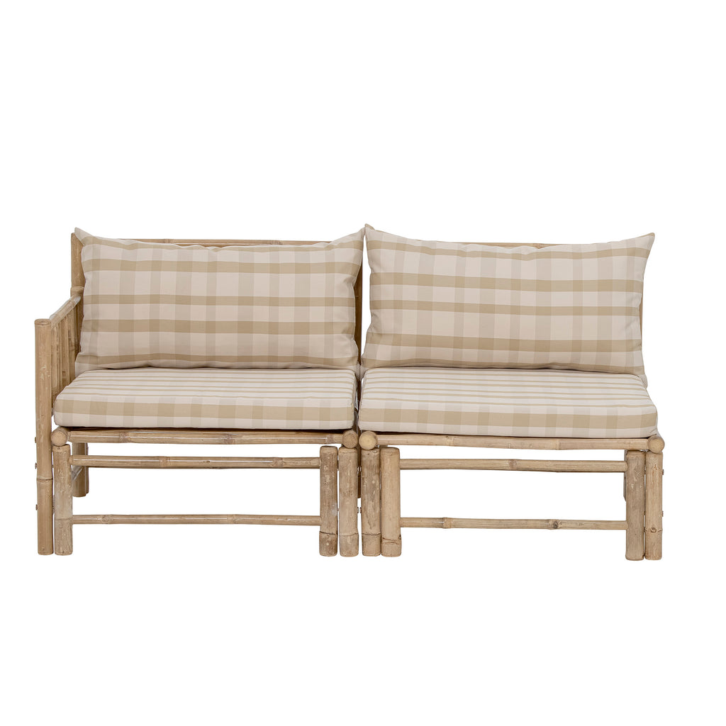 KORFU Module Sofa Left Corner, Nature, Bamboo