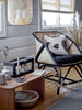 LOUE Lounge Chair, Black, Rattan