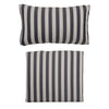 MUNDO Lounge Chair Cushion Covers (No filler), Black & White