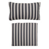 MUNDO Lounge Chair Cushion Covers (No filler), Black & White