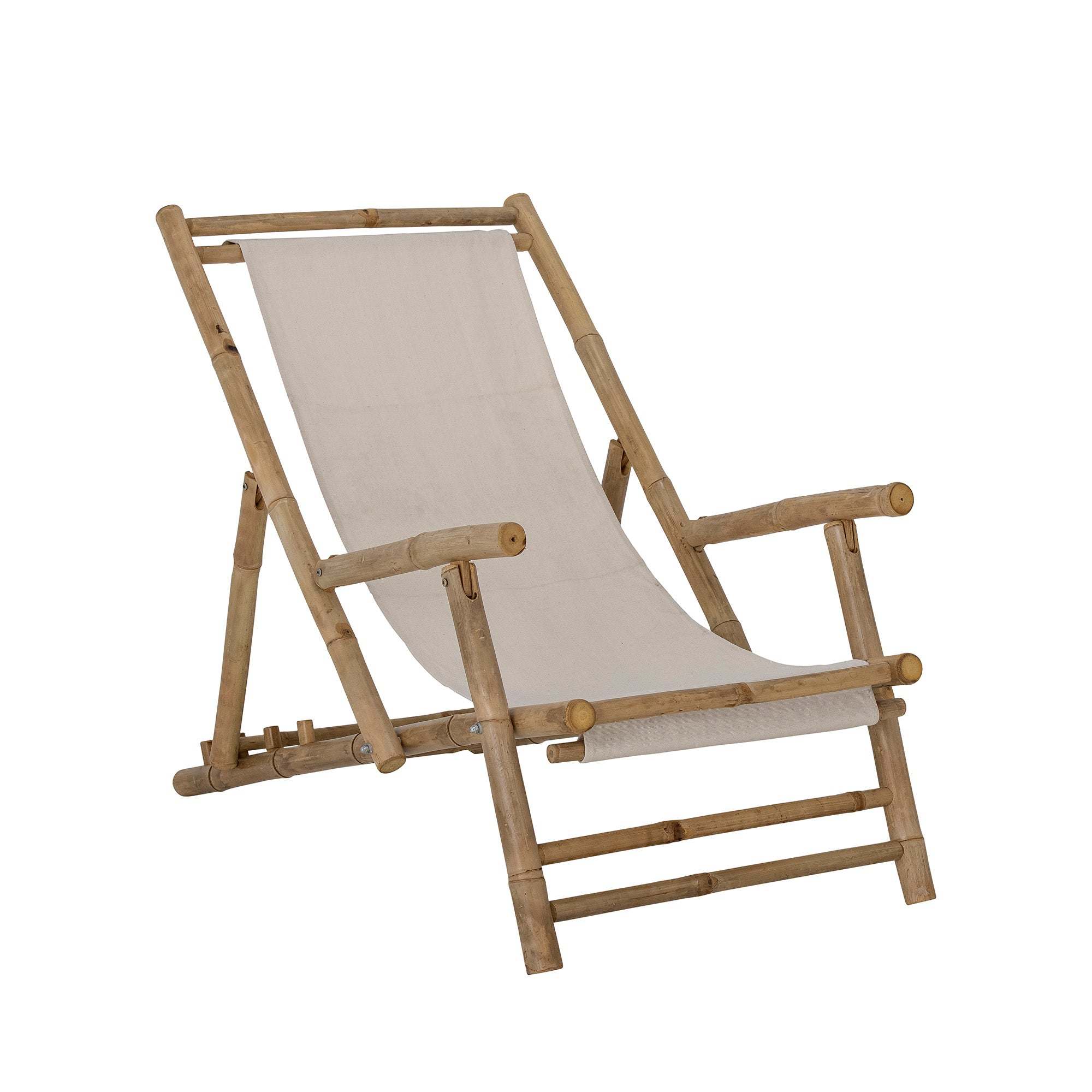 KORFU Deck Chair, Nature, Bamboo