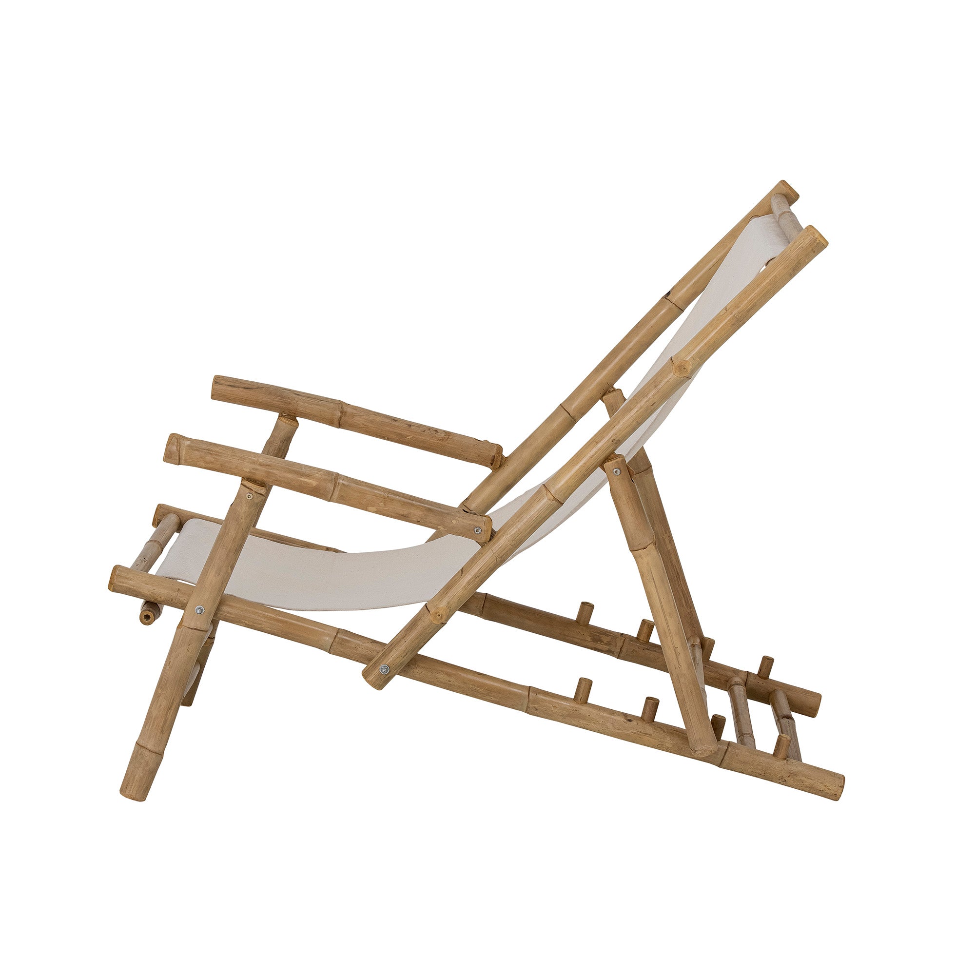 KORFU Deck Chair, Nature, Bamboo