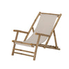 KORFU Deck Chair, Nature, Bamboo