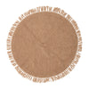 LENEA Rug, Light Brown, Wool, Ø 110