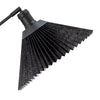 POLUS Floor Lamp, Black, Linen