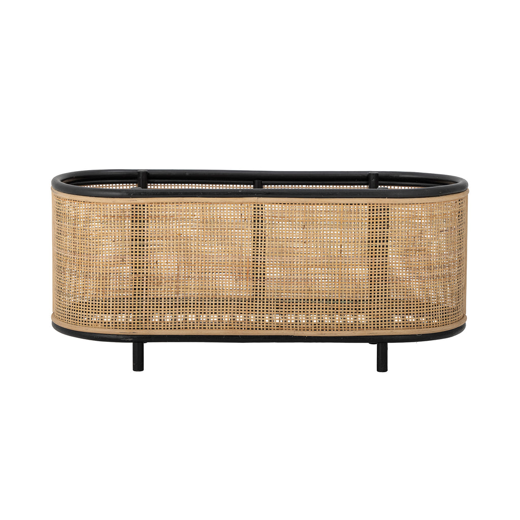 EBBIE Planter, Nature, Rattan