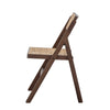 Loupe Foldable Chair, Brown, Rubberwood