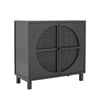 Trento Cabinet, Black, Gmelina wood