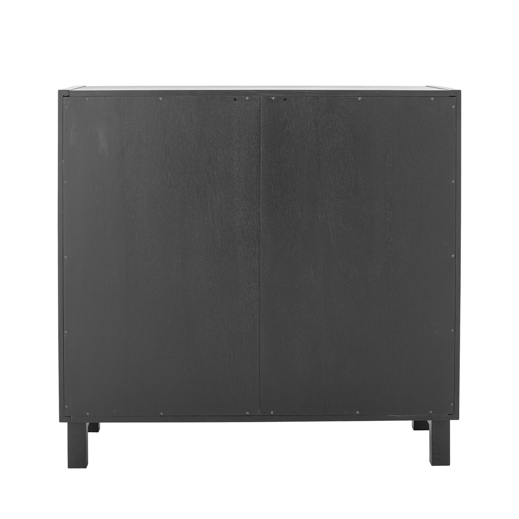 Trento Cabinet, Black, Gmelina wood