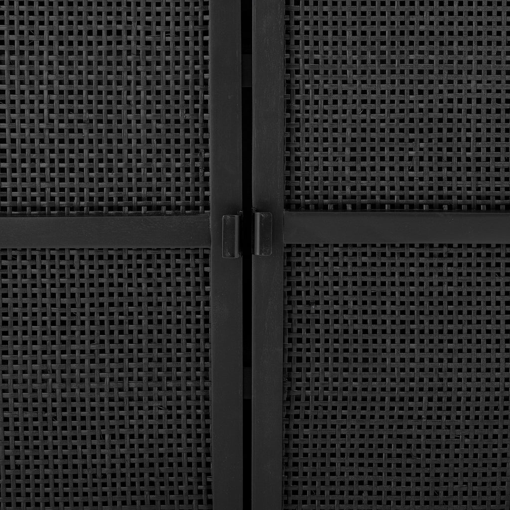 Trento Cabinet, Black, Gmelina wood