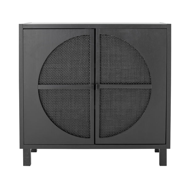 Trento Cabinet, Black, Gmelina wood