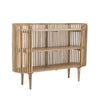 Sali Bookcase Small, Brown, Mango