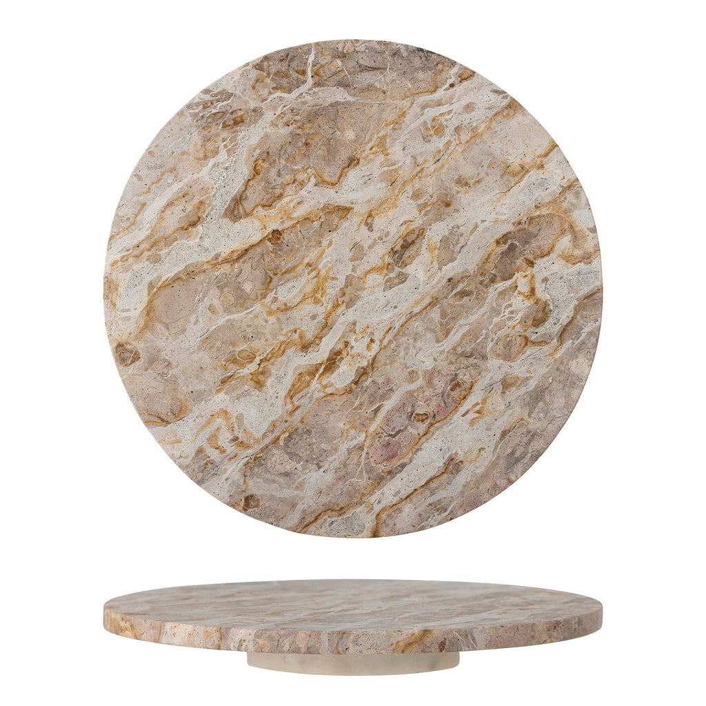 Nuni Turntable, Brown Marble