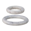 Finola Trivet, White, Marble, Set of 2