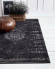 GRAND WOVEN RUG, DARK GREY/BLACK, 4 sizes