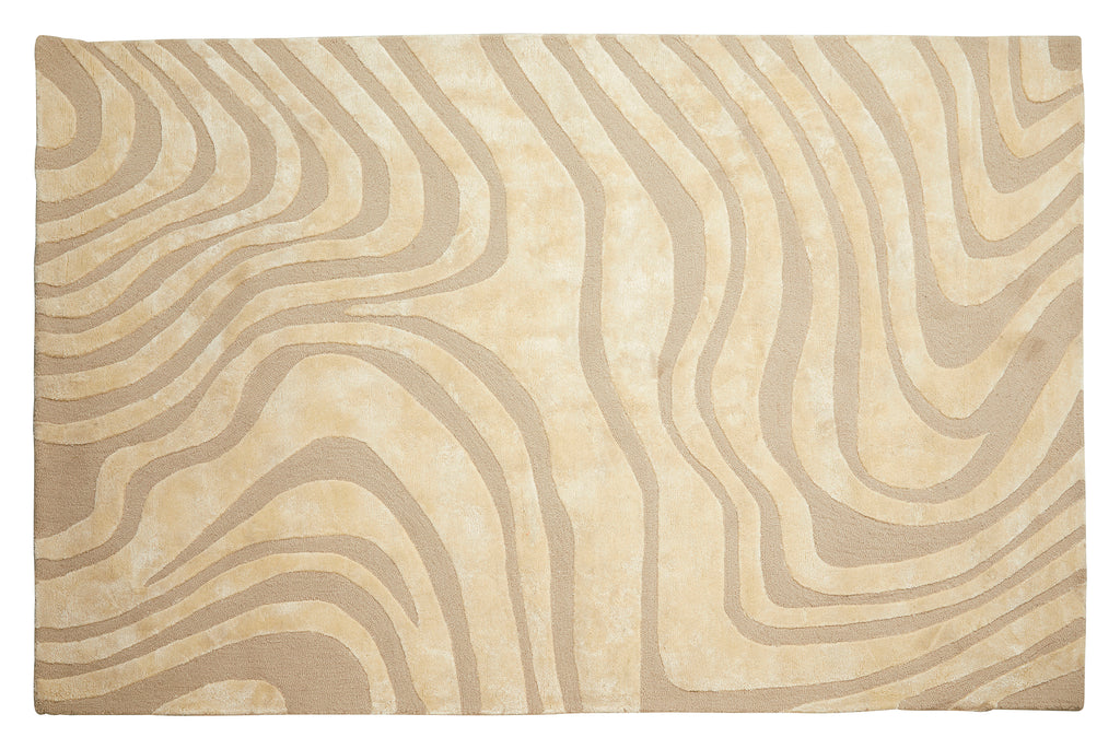 HARPER jacquard woven rug, 160 x 240, Beige