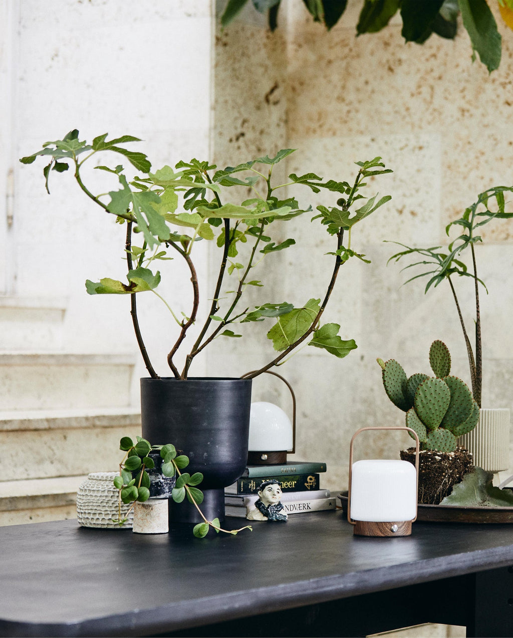 GALOA PLANTER,  H 30 CM