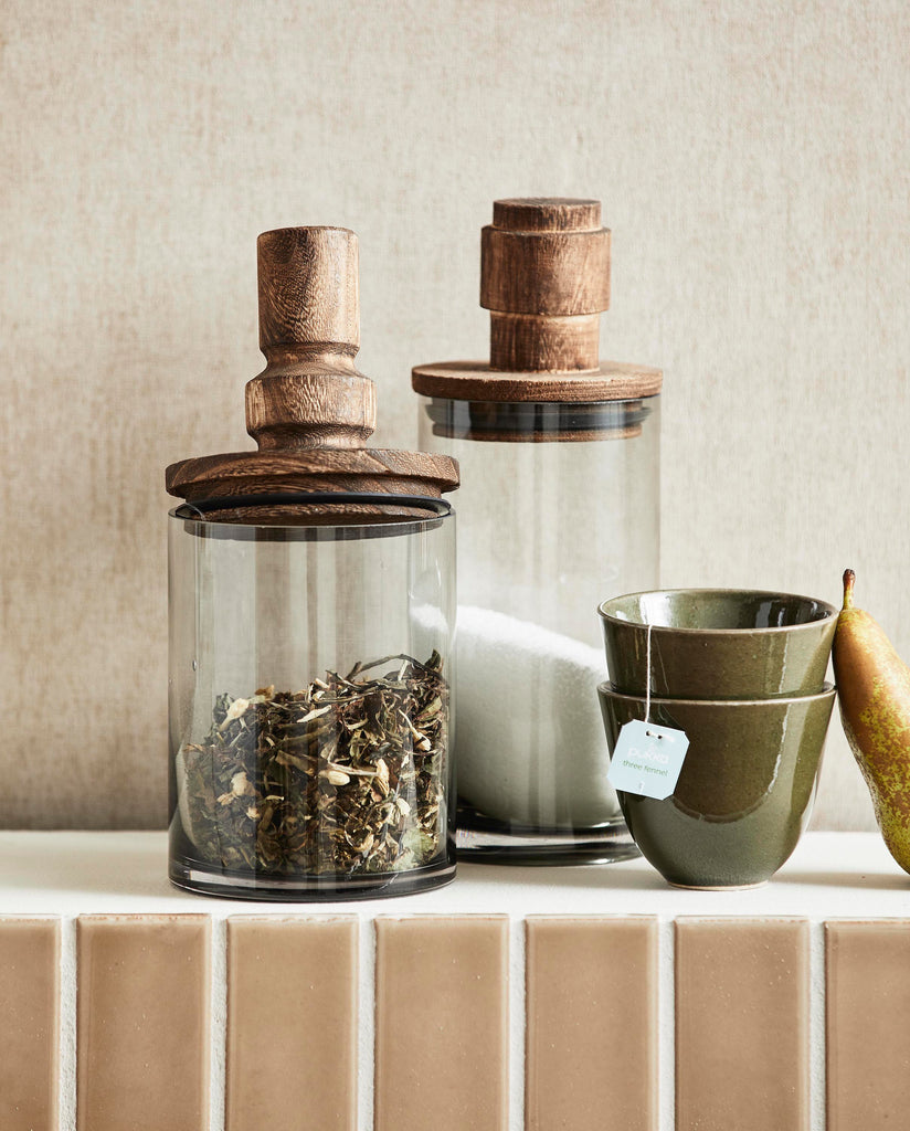 SALVIE glass storage, smoke, L