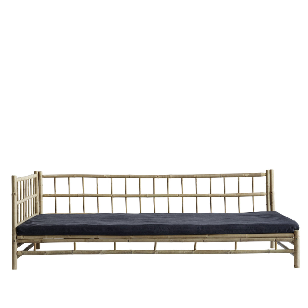 BAMBOO SOFA | WHITE, SAND, GREY or BLACK MATTRESS | RIGHT