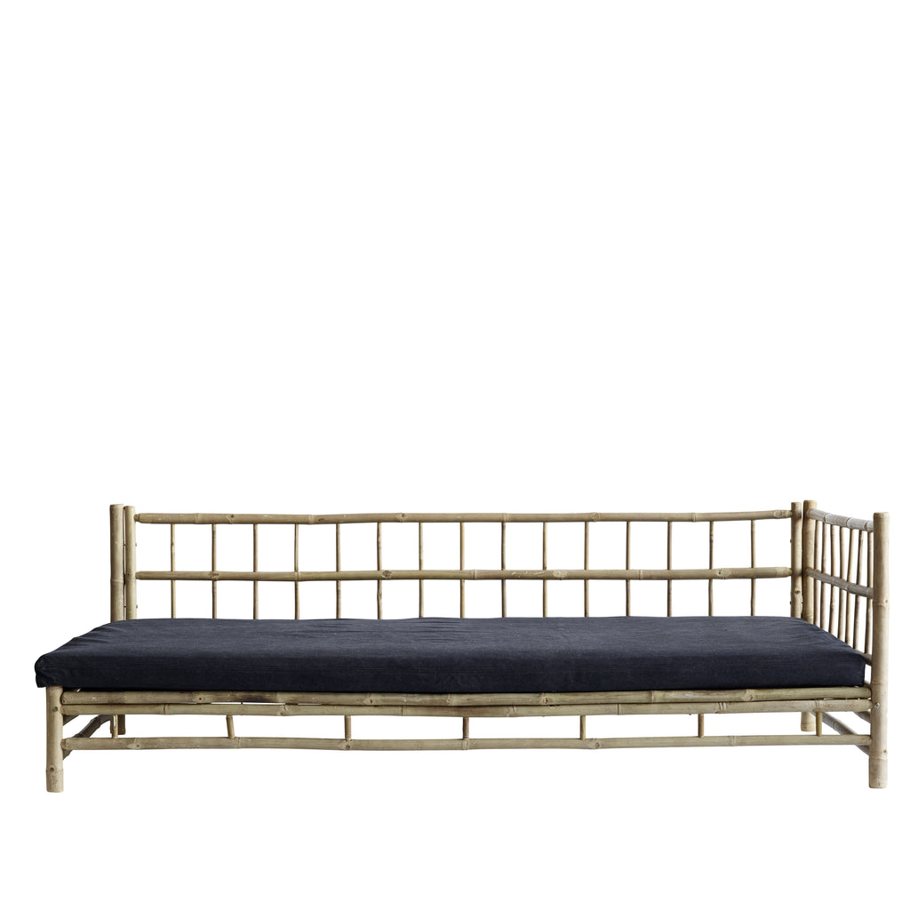 BAMBOO SOFA | WHITE, SAND, GREY or BLACK MATTRESS | LEFT