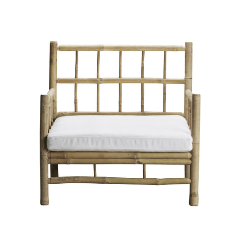 BAMBOO LOUNGE CHAIR | WHITE, SAND, GREY or BLACK MATTRESS