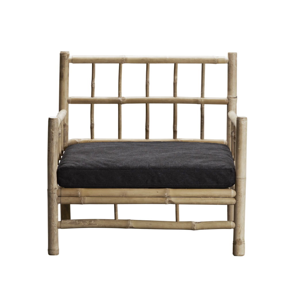 BAMBOO LOUNGE CHAIR | WHITE, SAND, GREY or BLACK MATTRESS