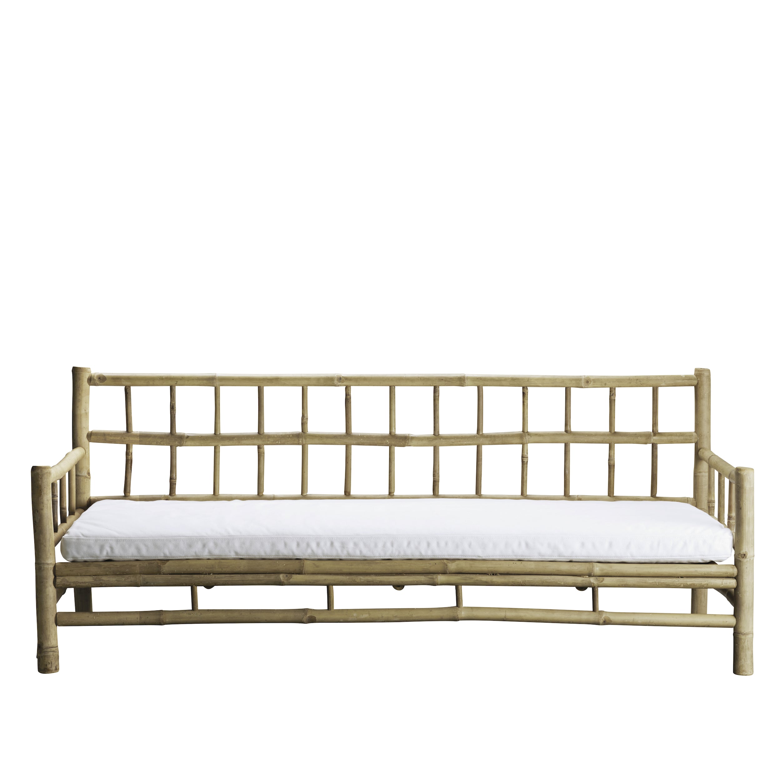 BAMBOO COUCH | WHITE, SAND, GREY or BLACK MATTRESS