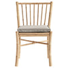 BAM DINING CHAIR | BAMBOO | WHITE, SAND, GREY or BLACK CUSHION