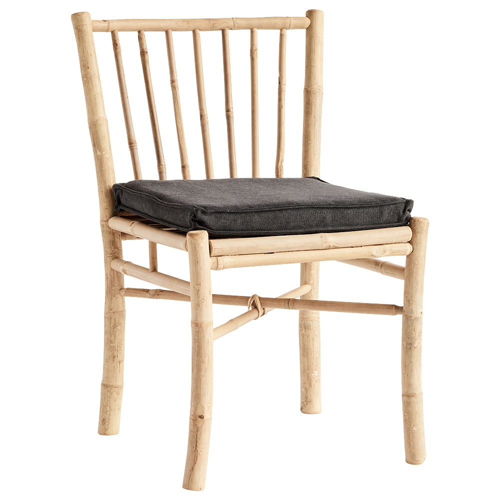 BAM DINING CHAIR | BAMBOO | WHITE, SAND, GREY or BLACK CUSHION