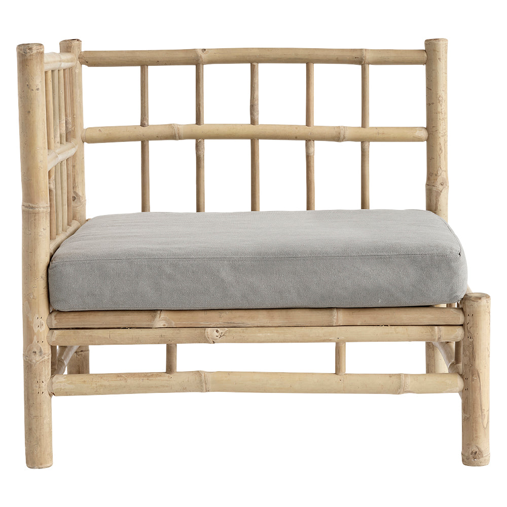 BAMBOO MODULE | WHITE, SAND, GREY or BLACK CUSHION | CORNER
