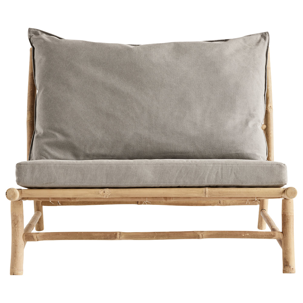 SLOW LOUNGER CHAIR 100  | BAMBOO | WHITE, SAND, GREY or BLACK MATTRESS
