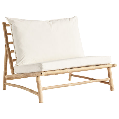 SLOW LOUNGER CHAIR 100  | BAMBOO | WHITE, SAND, GREY or BLACK MATTRESS