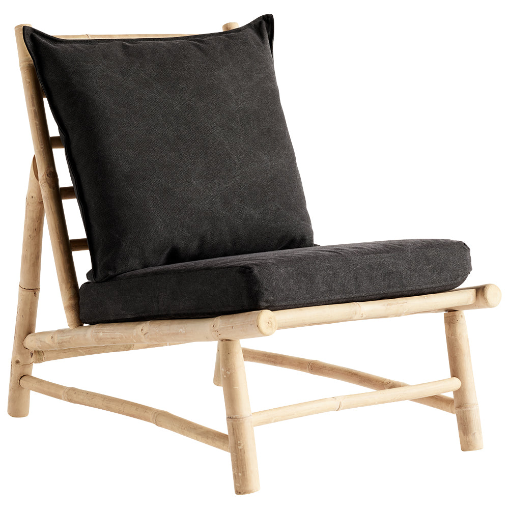 SLOW LOUNGER CHAIR 55  | BAMBOO | WHITE, SAND, GREY or BLACK MATTRESS